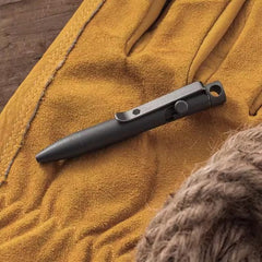 Titanium Alloy Ball Point Pen Portable Collection Writing Short Pen EDC Tools 07FC0E-D4 - KOEEK