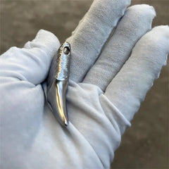 Solid Pure Titanium Necklace Pendant Knife Lanyard Bead Bracelet Making Bead EDC 07FC0E-D4 - KOEEK