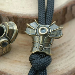 Knife Lanyard Paracord Beads Armor, Casted Copper Charm for EDC DIY Accessories 07FC0E-D4 - KOEEK
