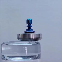 Titanium + Stainless Steel Spinning Top Desktop Fidget Toy Gyroscope Gyro EDC 07FC0E-D4 - KOEEK