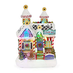 Christmas Lighted Gingerbread House Decor - Christmas Collectible Cookie 07FC0E-D4 - KOEEK
