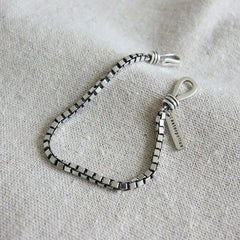Women's 925 Silver Plating Beads Handmade Retro Geometric Bracelet Gift 07FC0E-D4 - KOEEK