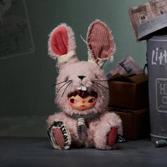 Authentic HIRONO Little Hare Plush Toy Pendant Figures Gift POPMART Doll Cute