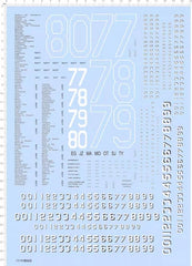 1/200 1/350 1/700 USS CVN-77 78 79 80 Hull Number Aircraft Carrier Water Decal 07FC0E-D4 - KOEEK