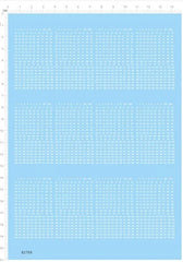 1/700 1-200 Ship Hull Number Naval Markings Military Water Slide Decal White 07FC0E-D4 - KOEEK