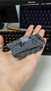 3D printed 1/72 Panther Ausf.D tank unpainted model kit- 07FC0E-D4 - KOEEK