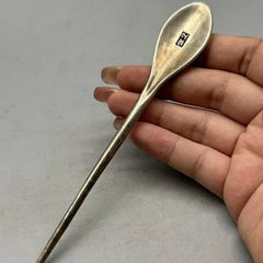 Vintage Silver Plated Copper Hairpin Floral Engraved Chinese Style 07FC0E-D4 - KOEEK
