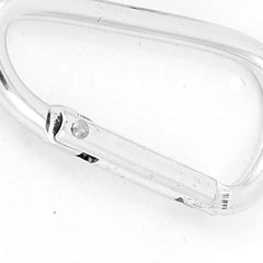 Outdoor Metal D Ring Shaped Snap Clip Key Chain Holder Carabiner Hook 10pcs 07FC0E-D4 - KOEEK