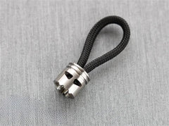 Titanium Knife Lanyard Bead Paracord Keychain Pendant Zip Pull EDC Accessories 07FC0E-D4 - KOEEK