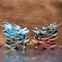 China Dragon Bead DIY Lanyard Paracord Beads Knife Bracelet EDC Kenchain Jewelry 07FC0E-D4 - KOEEK