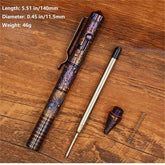 Handmade Titanium Bolt Action Ballpoint Pen EDC Signing Writing Pocket Pen Gift 07FC0E-D4 - KOEEK