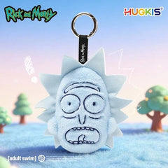 HUGKIS Rick and Morty Monochrome Universe Rick Plush Keychain Doll Gift 07FC0E-D4 - KOEEK