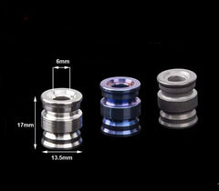 EDC Titanium Alloy Knife Lanyard Bead Paracord Pendant Bracelet Making DIY Beads 07FC0E-D4 - KOEEK