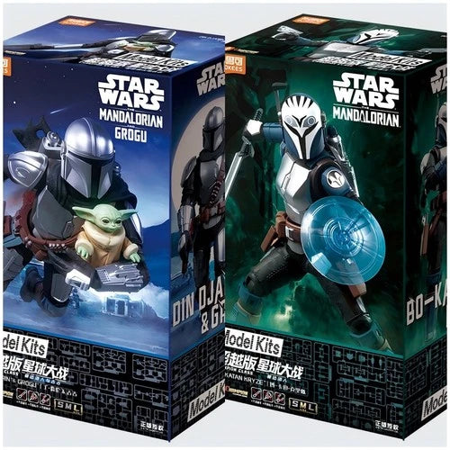 Blokees Star Wars The Mandalorian Din Djarin Grogu Bo-Katan Model Kit Figure BLOKEES - KOEEK