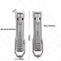 EDC 420 Powder Steel Nail Clippers Anti Splash High-end Fingernail Cutter 07FC0E-D4 - KOEEK