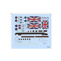 1/72 Chinook HC Mk.1 CH-47D transport Helicopter RAF Markings Water Slide Decal 07FC0E-D4 - KOEEK
