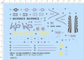 1/48 AV-8B Harrier II U.S.M.C. Attacker VTOL VMA-223 Bulldogs Water Slide Decal 07FC0E-D4 - KOEEK