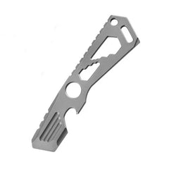 EDC Titanium Stainless Steel Multitool Card Crowbar Opener Outdoor Pry Bar Tool 07FC0E-D4 - KOEEK