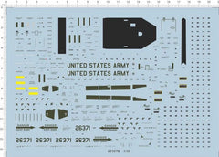 1/35 US ARMY UH-60 Black Hawk Helicopter Markings Model Kit Water Slide Decal 07FC0E-D4 - KOEEK