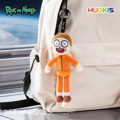 ! HUGKIS Rick and Morty Prison Outfit Plush Keychain Morty Bag Charm Gift HUGKIS - KOEEK