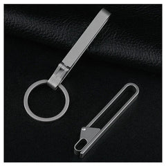 EDC Titanium Alloy Quick Buckle Detach Belt Waist hanging Keychain Key Ring Tool 07FC0E-D4 - KOEEK