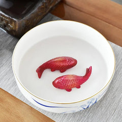 1 Pair Creative Tea Pet Ornaments Colour Changing Year Prosperity Tea Accessorie 07FC0E-D4 - KOEEK