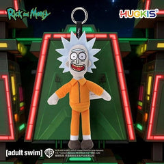 ! HUGKIS Rick and Morty Prison Outfit Plush Keychain Bag Rick Charm Gift HUGKIS - KOEEK