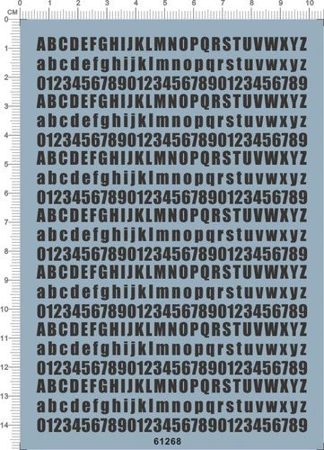 5mm Heigh Numbers Letters Military Model Kit Markings Water Slide Decal Black 07FC0E-D4 - KOEEK