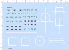 1/350 US NAVY Ticonderoga-class Guided-missile Cruiser Marking Water Slide Decal 07FC0E-D4 - KOEEK