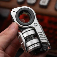 EDC Aluminum alloy Quick Silver Aurora Push Slider Multi-functional Toys Gifts 07FC0E-D4 - KOEEK