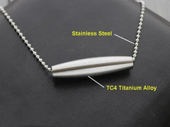 Titanium Alloy EDC Knife Pendant DIY Necklace Versatile Bead for Men and Women 07FC0E-D4 - KOEEK