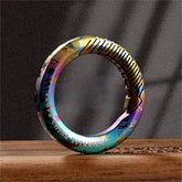 HotMulticolor Titanium Alloy Circle Carabiner Keychain Clip CarabinerClipEDCGift 07FC0E-D4 - KOEEK