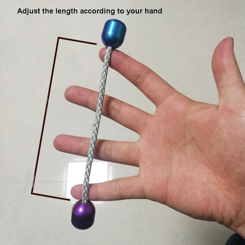 Titanium Alloy EDC Paracord Bead Necklace Bracelet Pendants Finger Begleri Toys 07FC0E-D4 - KOEEK