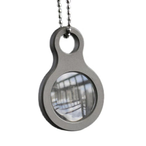 Hot Outdoor Survival Portable Titanium Alloy Glass Magnifying Glass EDC Tool 07FC0E-D4 - KOEEK
