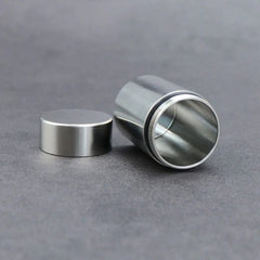 304 Stainless Steel Waterproof Pill Box Capsule Sealed Container Storage EDC Box 07FC0E-D4 - KOEEK