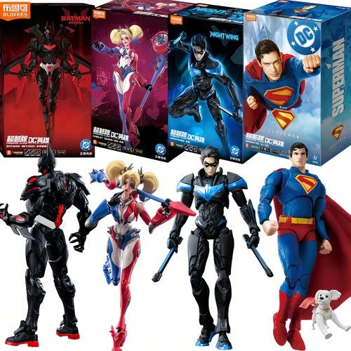 Blokees DC 1:12 Buildable Action Figures Batman Superman Nightwing Harley Quinn BLOKEES - KOEEK
