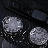 EDC Titanium Waterproof Pill Case Travel Pill Organizer Bottle Capsule Container 07FC0E-D4 - KOEEK