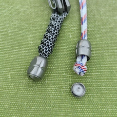 Titanium Alloy Knife Lanyard Bead Paracord End Pendant EDC charm DIY Zip Pull 07FC0E-D4 - KOEEK