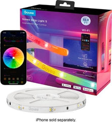 Govee - 49.2ft Wi-Fi RGBICW LED Strip Light - Multi GOVEE - KOEEK