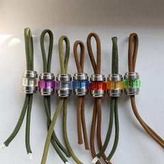 EDC Titanium Resin Knife Lanyard Bead Paracord Necklace Pendant Bracelet Making 07FC0E-D4 - KOEEK