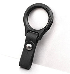 Titanium Alloy Leather Car Keychain Portable Key Ring Waist HangingPendantEDC 07FC0E-D4 - KOEEK