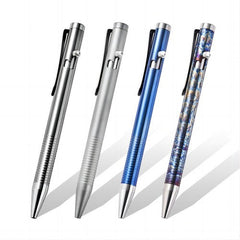 EDC Titanium Bolt Action Ballpoint Office Business Writing Signature Pocket Pen 07FC0E-D4 - KOEEK