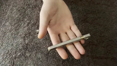 EDC Stainless Steel + Brass Bolt Action Signature Pocket Ballpoint Pen 07FC0E-D4 - KOEEK