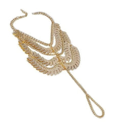 Vintage Multi Layer Tassel Anklet Foot Chain Boho Metal Jewelry for Women 07FC0E-D4 - KOEEK