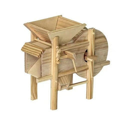 Wooden Hand Crank Farm Tool Model Harvest Theme Desk Decor Craft Ornament 07FC0E-D4 - KOEEK