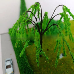 18cm Model Wire Tree Willow Tree Diorama Scene Material Landscape 07FC0E-D4 - KOEEK