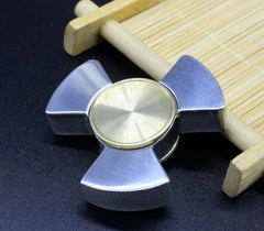 Radiation Three Leaf Fidget Spinner Adult Metal Fidget EDC Toy ADHD Hand Spinner 07FC0E-D4 - KOEEK