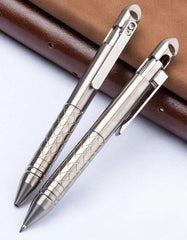 Titanium Pocket Ball Pen Office Signature Writing Pen Outdoor EDC Portable Pen 07FC0E-D4 - KOEEK