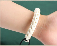 Natural Snake Spine Bone Skeleton Vertebrata Bracelet Jewelry 07FC0E-D4 - KOEEK