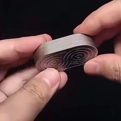 Stainless Steel Fidget Slider Haptic EDC Fidget Spinner Toy Stress Relief Toys 07FC0E-D4 - KOEEK